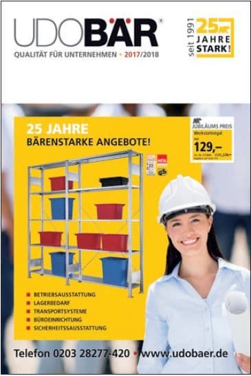 UDO BÄR Jubiläumskatalog zum 25 jährigen Bestehen des Unternehmens