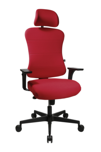 Topstar Bürodrehstuhl Art Comfort mit Kopfstütze, rot Standard 8 L