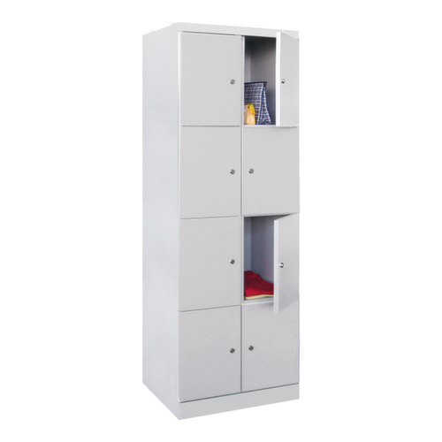 PAVOY Schließfachschrank Basis Plus, 8 Fächer Standard 1 L