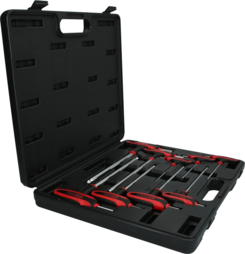 KS Tools T-Griff-Innensechskant-Kugelkopf-Schlüssel-Satz Standard 6 L