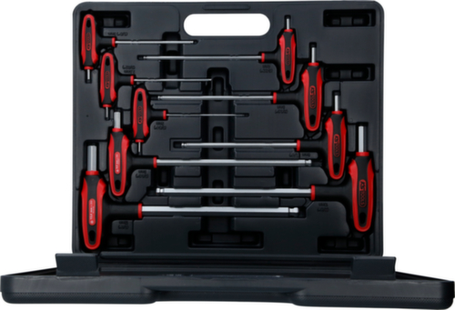 KS Tools T-Griff-Innensechskant-Kugelkopf-Schlüssel-Satz Standard 8 L