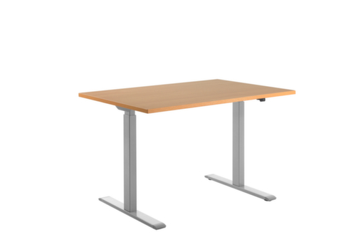 Topstar Elektrisch höhenverstellbarer Schreibtisch E-Table Smart mit T-Fußgestell Standard 2 L