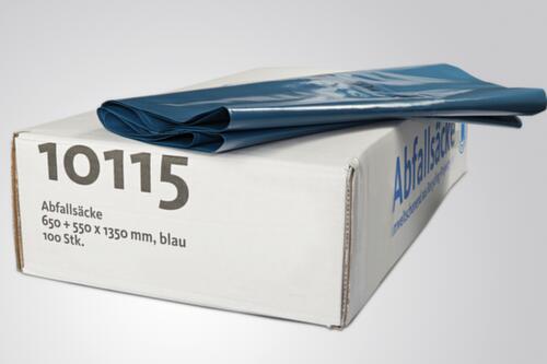 UDOBÄR Premium Müllsack 100 Stück, 240 l, blau Standard 2 L