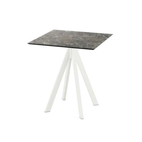 VEBA Bistrotisch Essentials Infinity, Breite x Tiefe 700 x 700 mm, Platte Galaxy Marble Standard 1 L