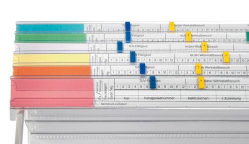 EICHNER Beschriftungsschild Visimap, orange Standard 2 L