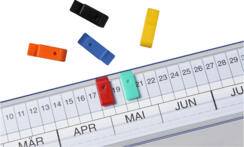 EICHNER Aufstecker Visimap für Signalreiterleisten, rot Standard 2 L