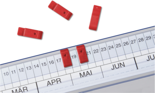 EICHNER Aufstecker Visimap für Signalreiterleisten, rot