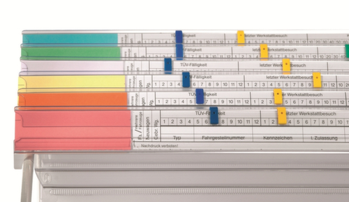 EICHNER Aufstecker Visimap für Signalreiterleisten, gelb Milieu 1 L