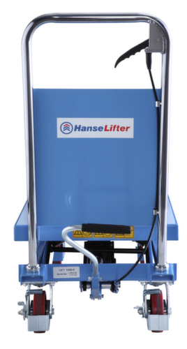 Hanselifter Scherenhubtisch mit manuellem Hubantrieb, 500 kg Traglast, 855x500 mm Standard 5 L