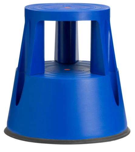 UDOBÄR Robuster Rolltritt für starke Beanspruchung, Kunststoff, RAL5005 Signalblau Standard 1 L