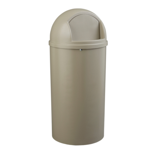 Rubbermaid Feuerhemmender Abfallbehälter Marshal® Classic, 80 l, beige, Deckel beige Standard 3 L