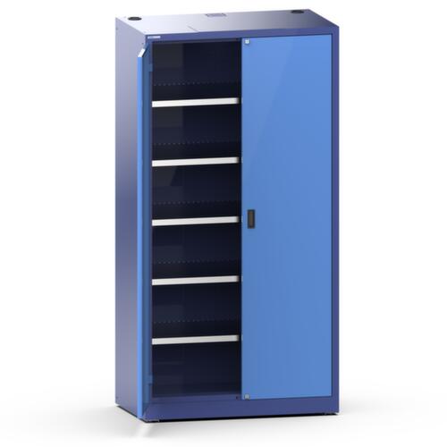 Thurmetall Elektro-Flügeltürenschrank, NCS S 4040-R70 B Taubenblau/NCS S 1060-R80B Hellblau Standard 1 L