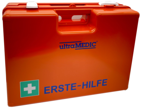 ultraMEDIC Erste-Hilfe-Koffer Super mit Wandhalterung, Füllung nach DIN 13169 Standard 2 L