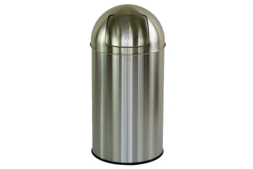 UDOBÄR Edelstahl-Abfallbehälter, 50 l, silber Standard 2 L