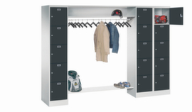 PAVOY Personal-Garderobe Basis, Breite 2550 mm