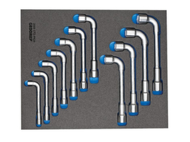 GEDORE 2005 CT2-25PK Doppelsteckschlüssel-Satz in Check-Tool-Modul