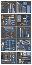 TS-308 Werkzeugsortiment in Check-Tool-Modulen