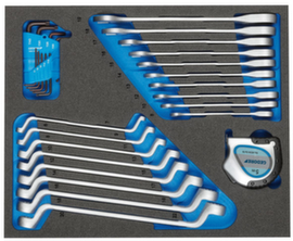 GEDORE TS CT2-7R-2 Schraubenschlüssel-Satz in 2/4 Check-Tool-Modul