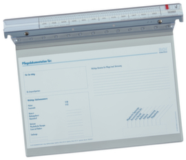 BOI Pflegemappe signal-line zum Einhängen, grau