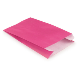 Bunte Papierbeutel 160 x 250 mm pink