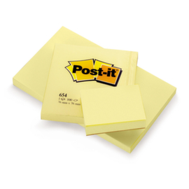 Haftnotizen Post-it gelb 51mm x 51mm