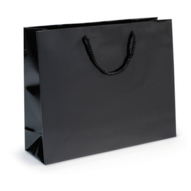 Lack Tasche 40 x 12 x 32 cm schwarz