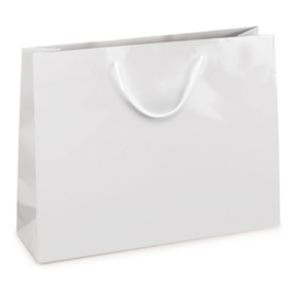 Lack Tasche 55 x 15 x 45 cm weiss