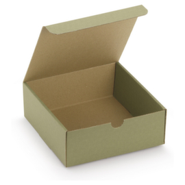 Wellpapp-Geschenkbox grün 185 x 185 x 70 mm