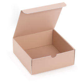 Wellpapp-Geschenkbox rosa 185 x 185 x 70 mm