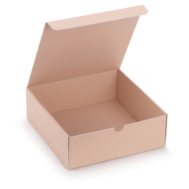 Wellpapp-Geschenkbox rosa 230 x 230 x 80 mm