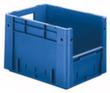 Euronorm-Stapelbehälter mit Eingriff, blau, Inhalt 23,3 l