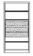 PAVOY Schwerlastschrank Basis mit Schubladen, Breite 1040 mm Technische Zeichnung 1 S