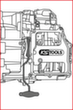 KS Tools DSG-Montage-Werkzeug für VAG Technische Zeichnung 1 S