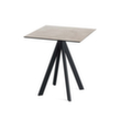 VEBA Bistrotisch Essentials Infinity, Breite x Tiefe 700 x 700 mm, Platte Moonstone