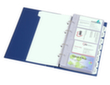 EICHNER Visitenkartenbuch aus PVC in blau Standard 3 S