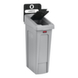 Rubbermaid Deckel Slim Jim® für Recycling-Station, schwarz Standard 4 S