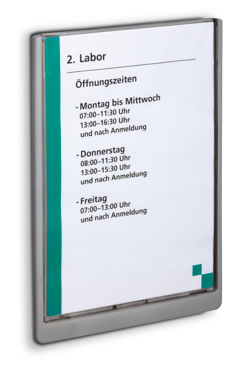 Durable Türschild Click Sign mit farbigem Rahmen, Hochformat 297 Standard 1 ZOOM