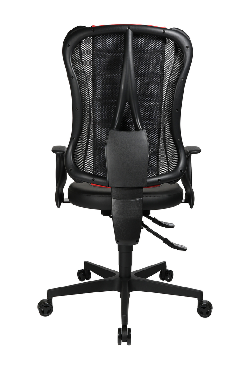 Topstar Bürodrehstuhl Sitness Racer RS mit AL "Q3" mit 3D-Sitzfläche, schwarz/rot Standard 4 ZOOM