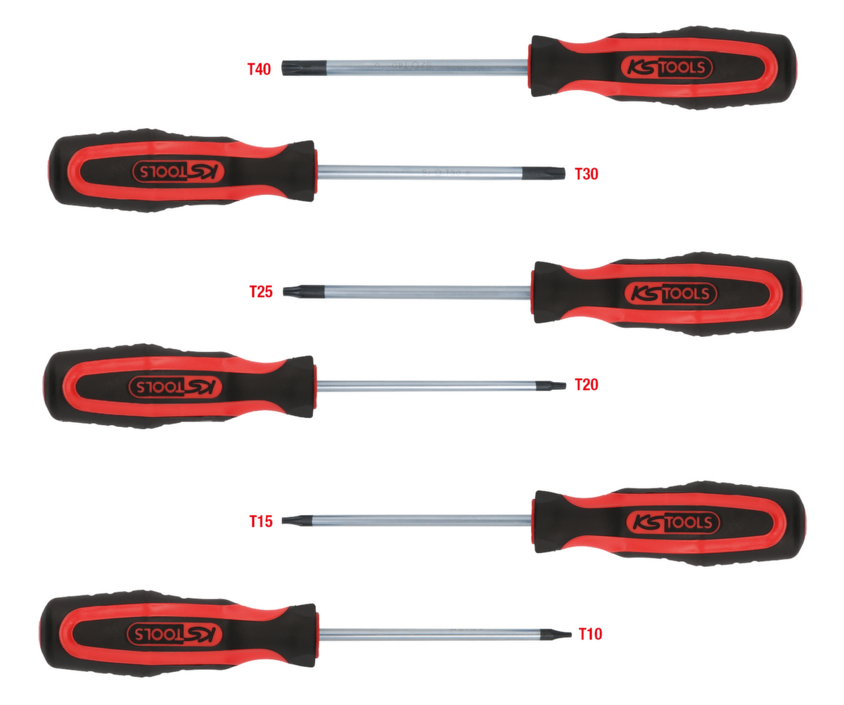 KS Tools ERGOTORQUEplus Schraubendreher-Satz Standard 2 ZOOM