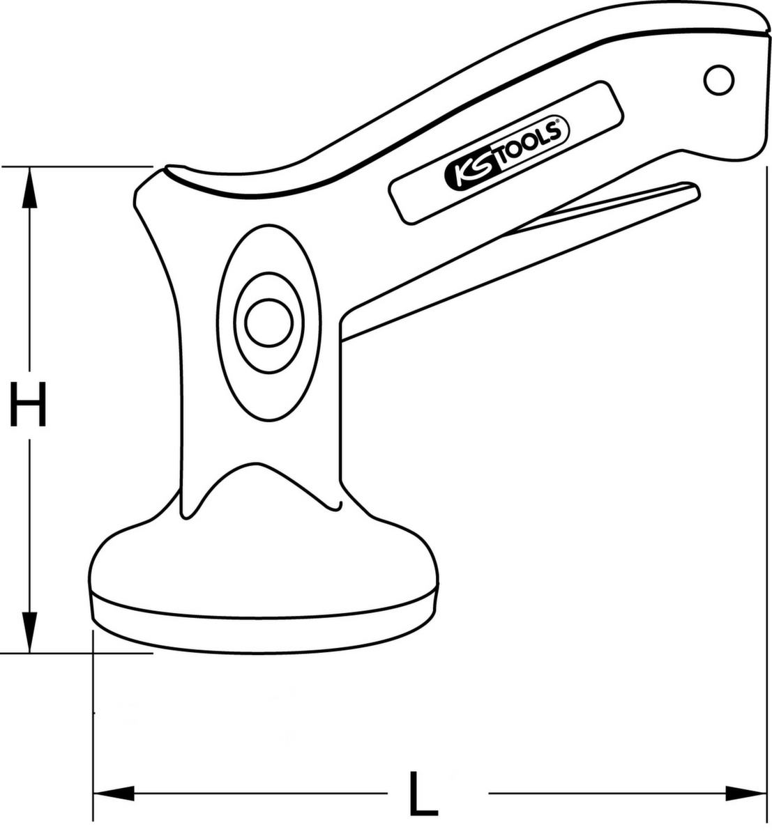 KS Tools Einhand-Mini-Saugheber Standard 7 ZOOM