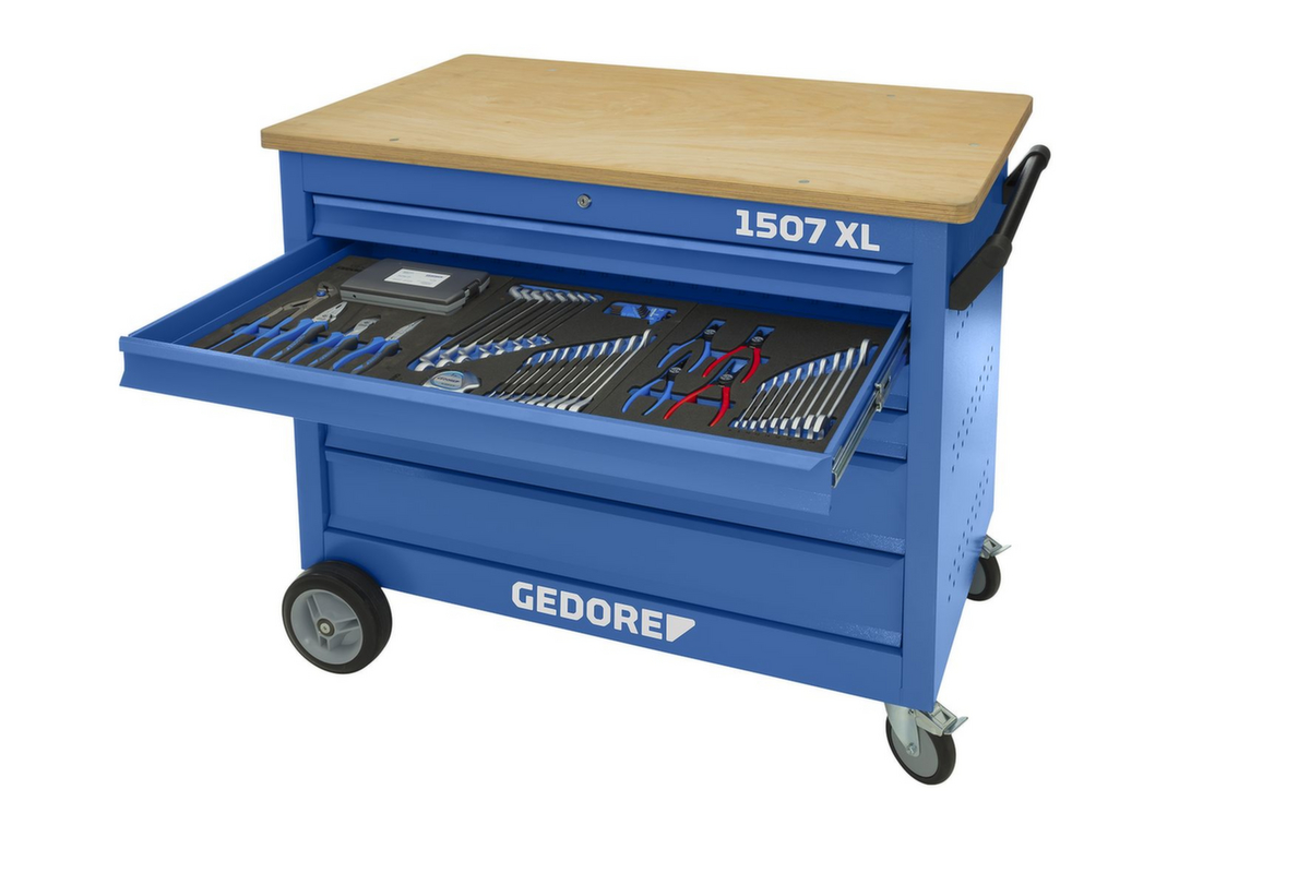 GEDORE 1507 XL 40200 Rollwerkbank mit 6 Schubladen Standard 4 ZOOM