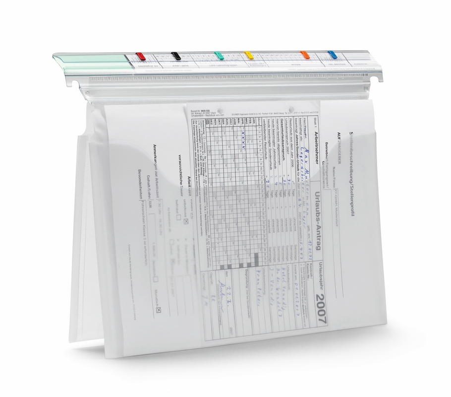 EICHNER Termin-Sichttasche Visimap, transparent, DIN A4 Standard 3 ZOOM