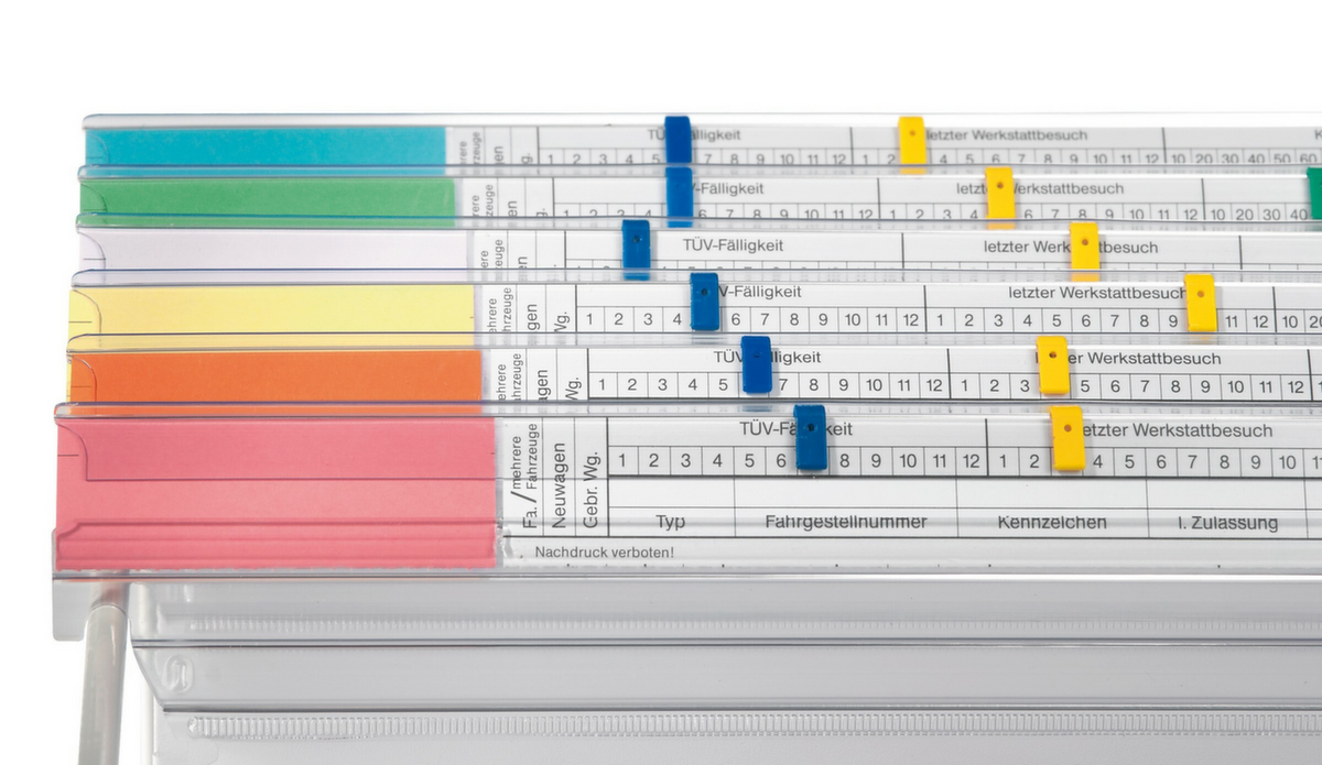 EICHNER Beschriftungsschild Visimap, orange Standard 2 ZOOM