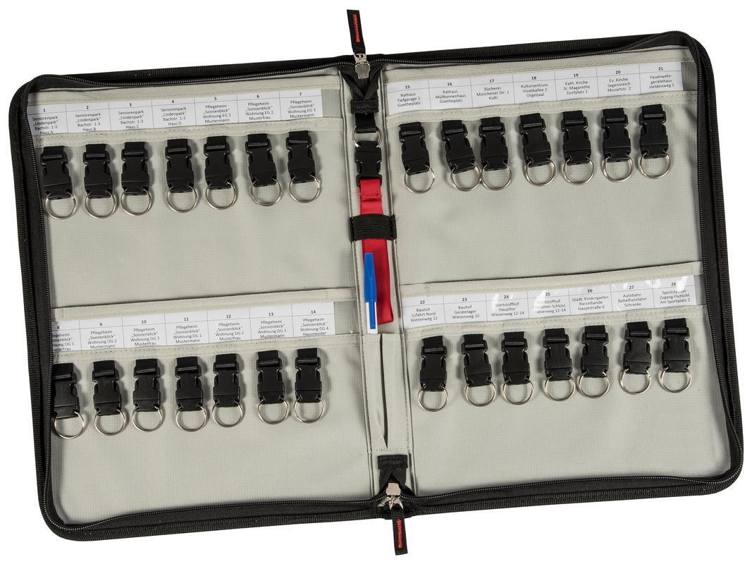 EICHNER Schlüsselmappe XL mit Clipsystem Standard 2 ZOOM