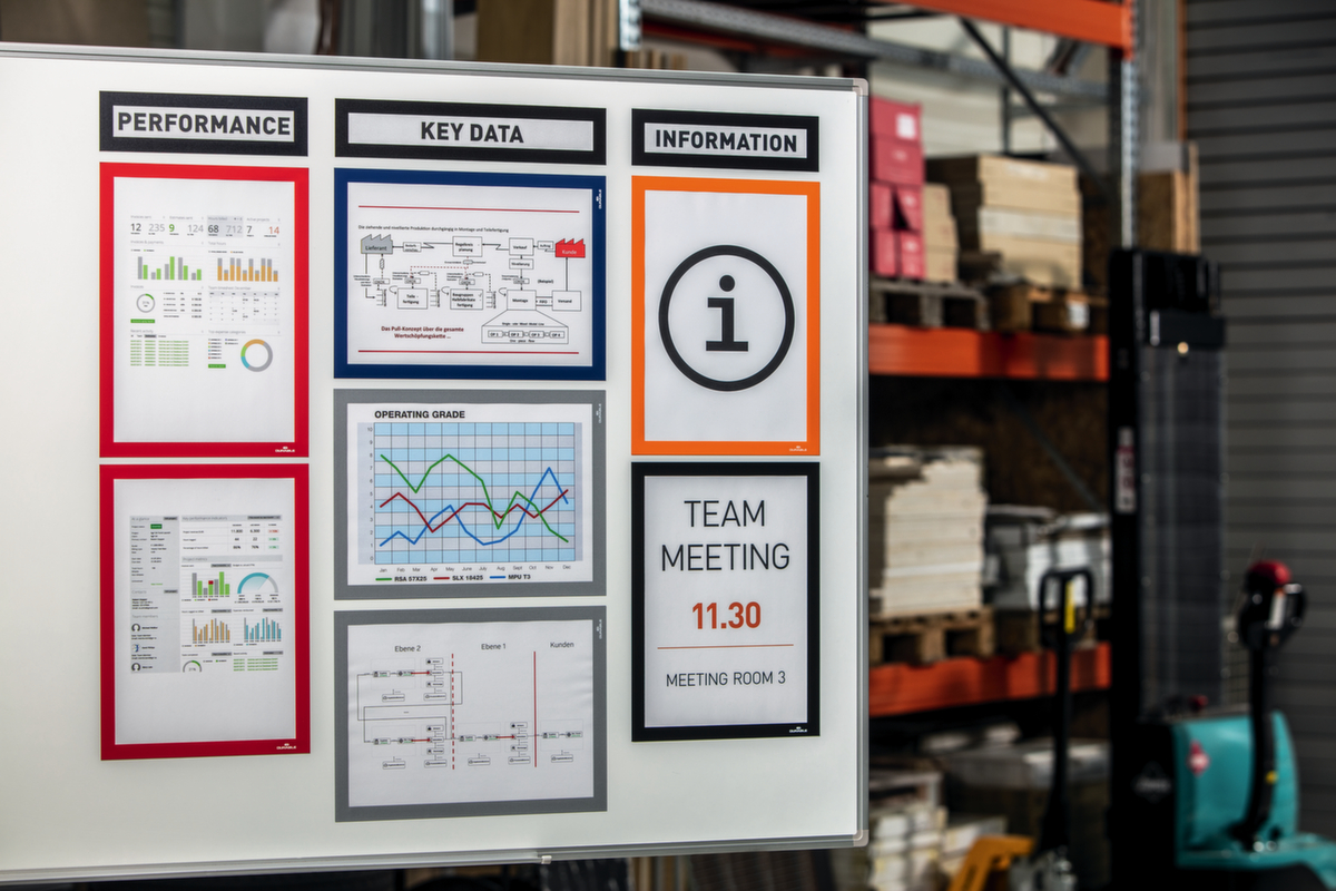 Durable Inforahmen DURAFRAME® MAGNETIC TOP magnetisch, DIN A3, Rückseite magnetisch Milieu 1 ZOOM
