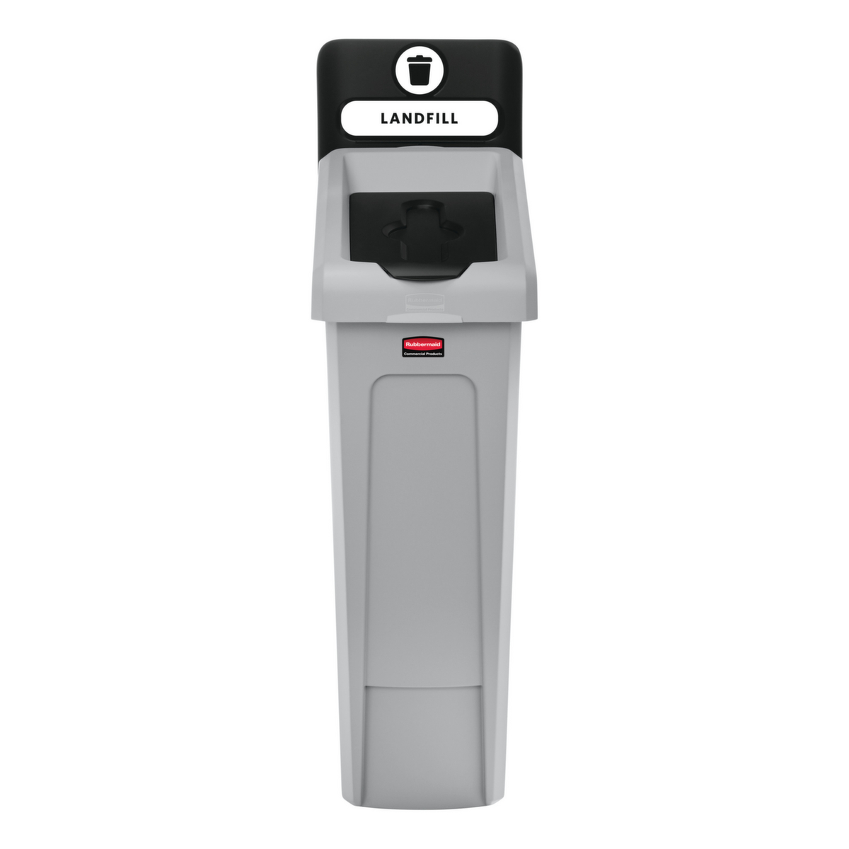 Rubbermaid Deckel Slim Jim® für Recycling-Station, schwarz Standard 2 ZOOM