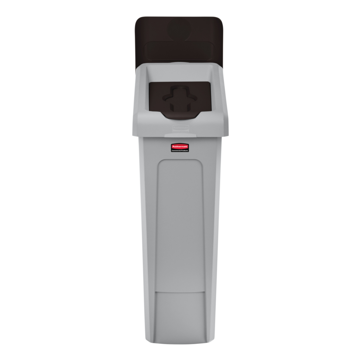 Rubbermaid Deckel Slim Jim® für Recycling-Station, braun Standard 2 ZOOM