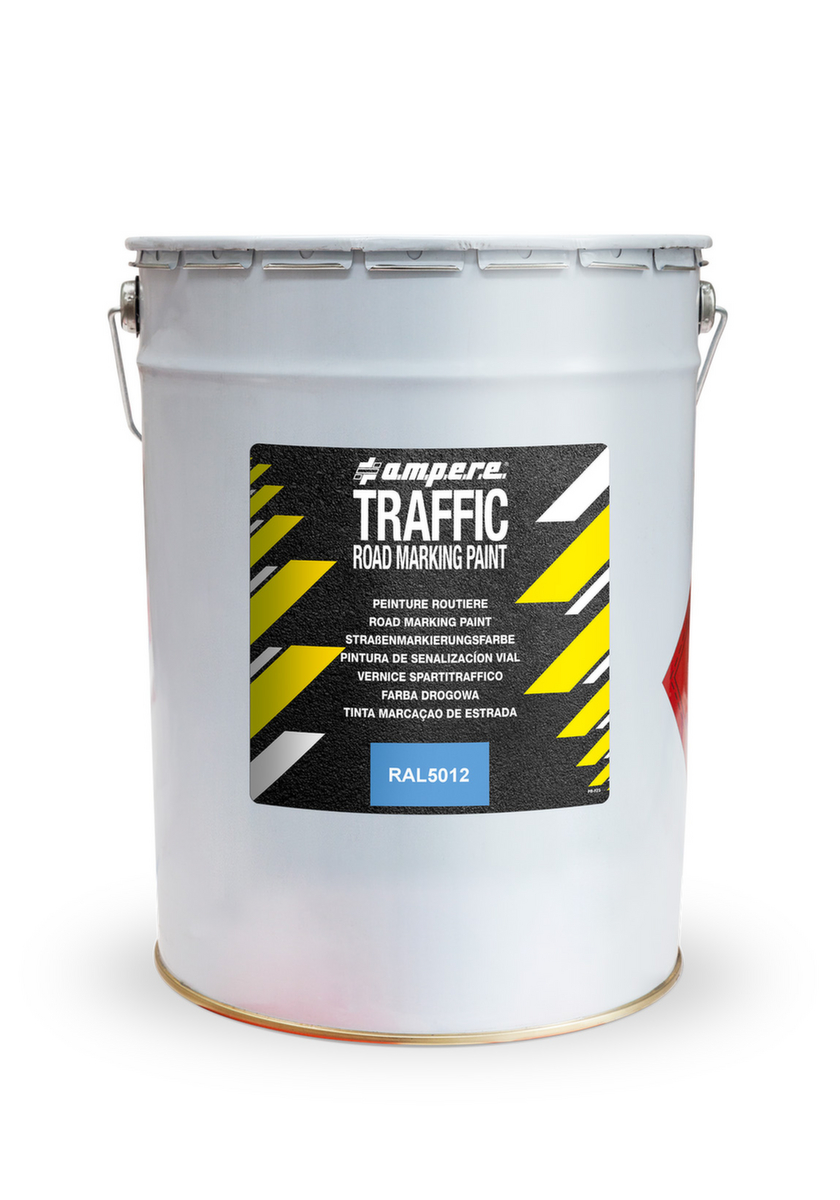 a.m.p.e.r.e. Straßenmarkierfarbe TRAFFIC Road Marking Paint, blau Standard 1 ZOOM