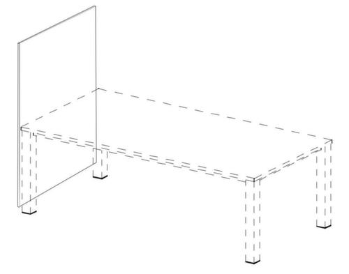 Nowy Styl Thekenblende E10 für Schreibtisch, Breite 600 mm