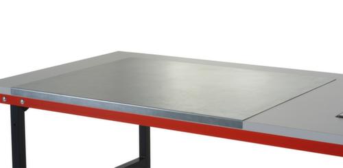 Rocholz Edelstahlauflage für Packtisch, Breite x Tiefe 1000 x 800 mm